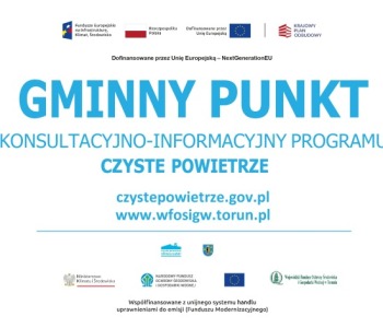 Punkt konsultacyjno-informacyjny „Czyste Powietrze” i Operator  w Urzędzie Gminy Bartniczka