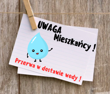 Przerwa w dostawie wody