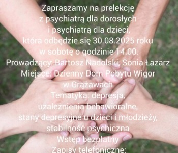 Prelekcja w ramach ochrony zdrowia psychicznego